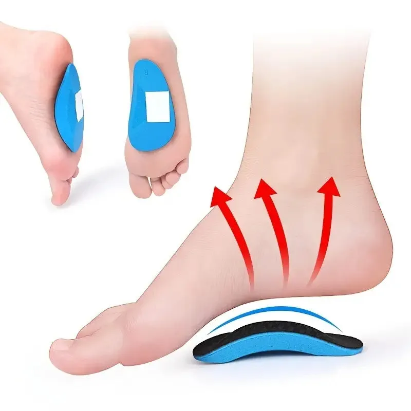 1 Pair EVA Flat Feet Arch Stand Orthopedic Insoles Pads Sports Insoles