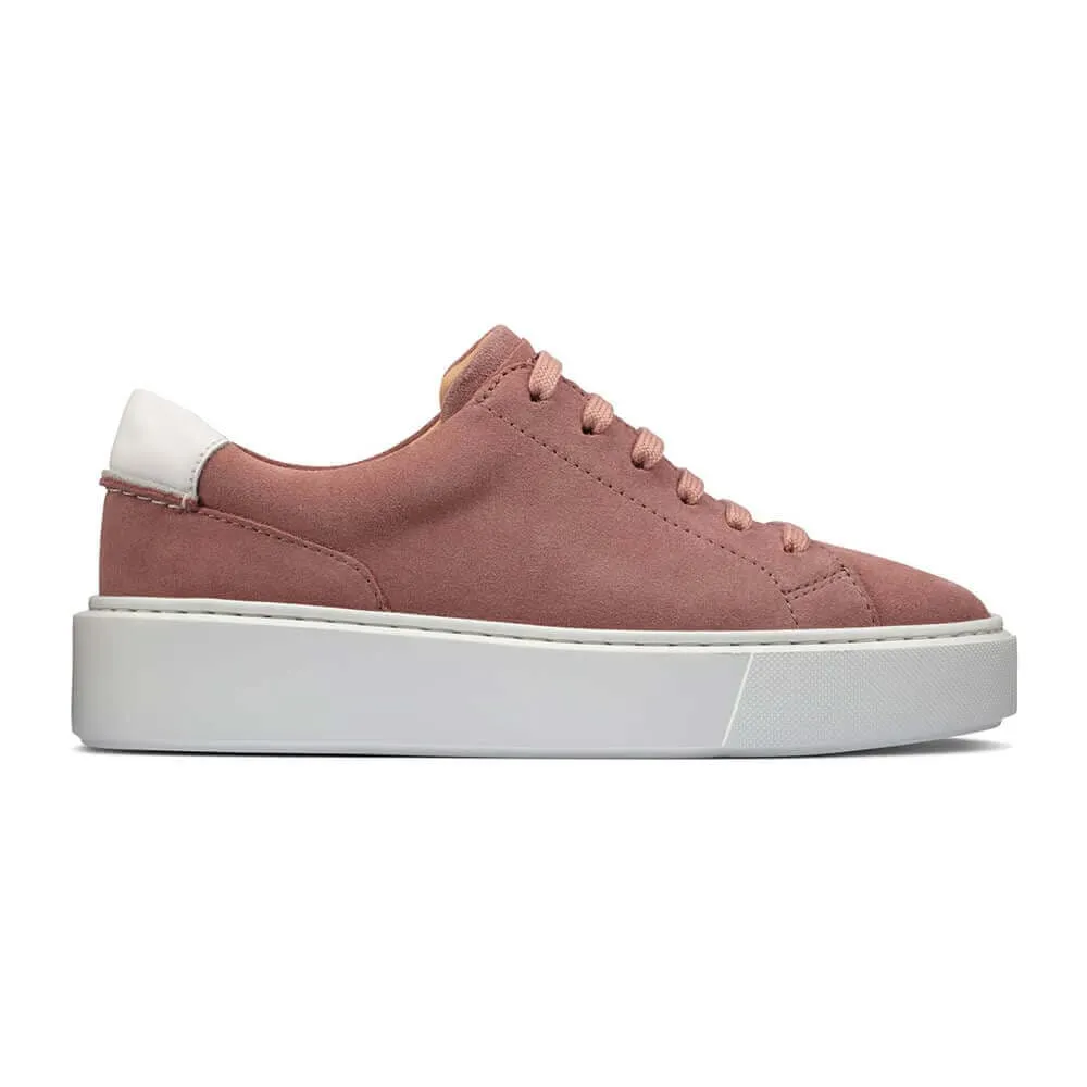 7 CM / 2.76 Inches - CMR CHAMARIPA Elevator Sneakers -Women's Wedge Sneakers - Rose Suede Sneakers That Add Height