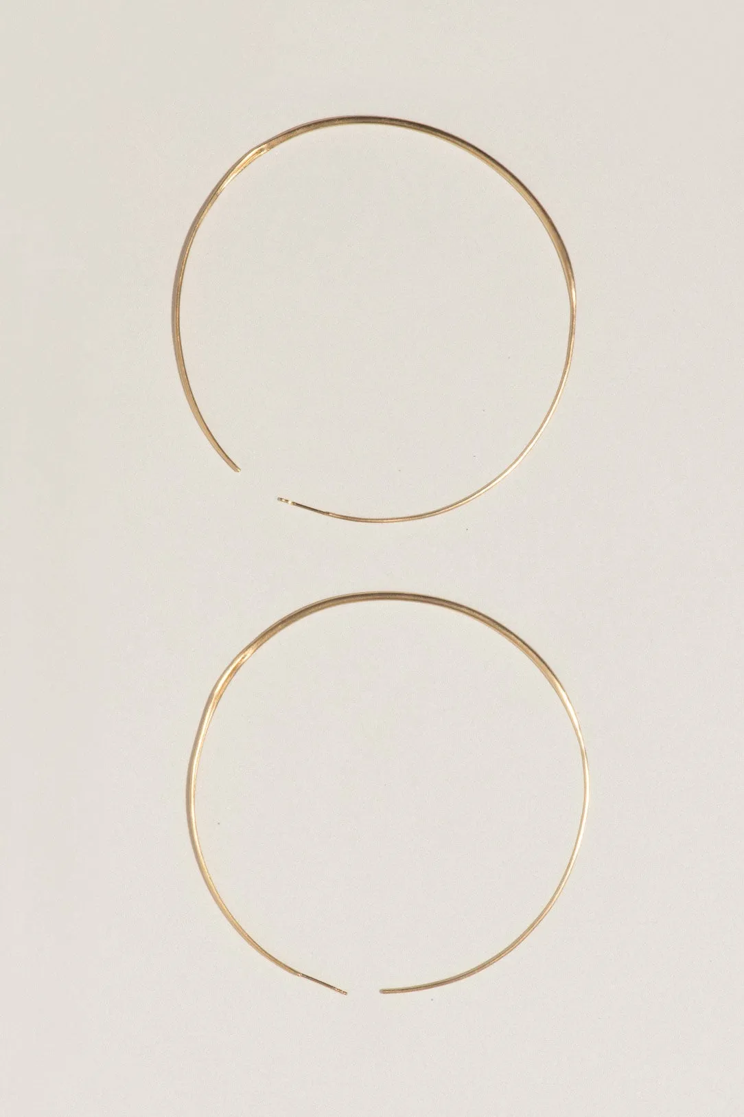 A Way of Life, Like Any Other - Gold Vermeil Hoop Earrings