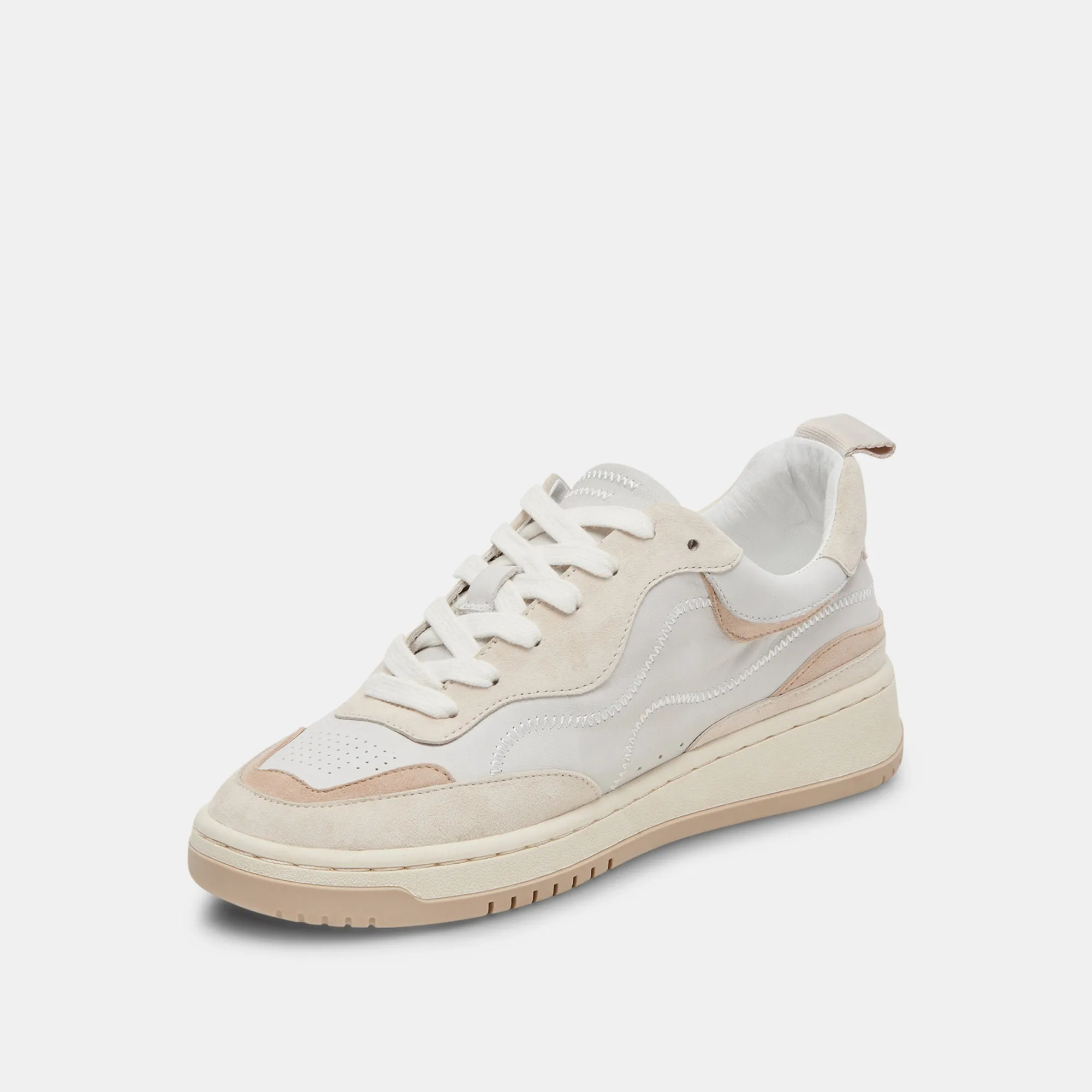 ADELLA SNEAKERS WHITE DUNE LEATHER - re:vita