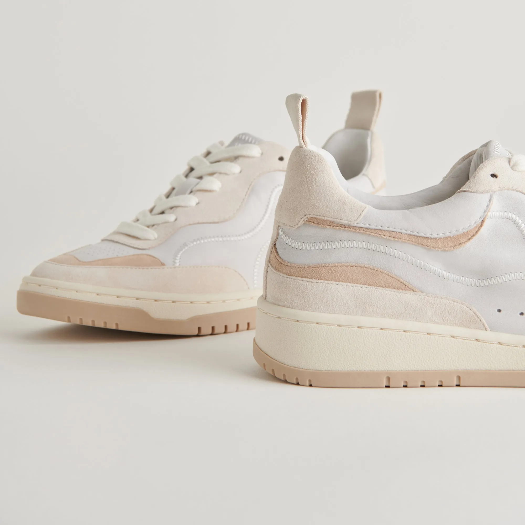 ADELLA SNEAKERS WHITE DUNE LEATHER - re:vita