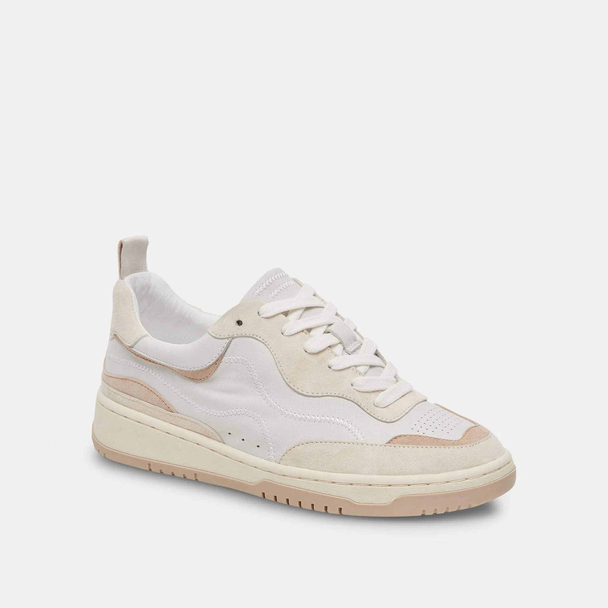 ADELLA SNEAKERS WHITE DUNE LEATHER - re:vita