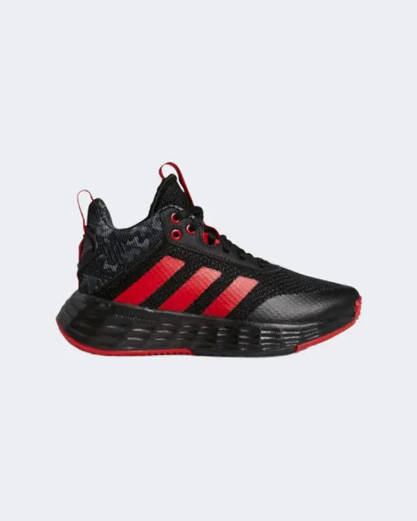 Adidas Lunar New Year Own The Game 2.0 Kids Basketball Shoes Black/Red Gy0812