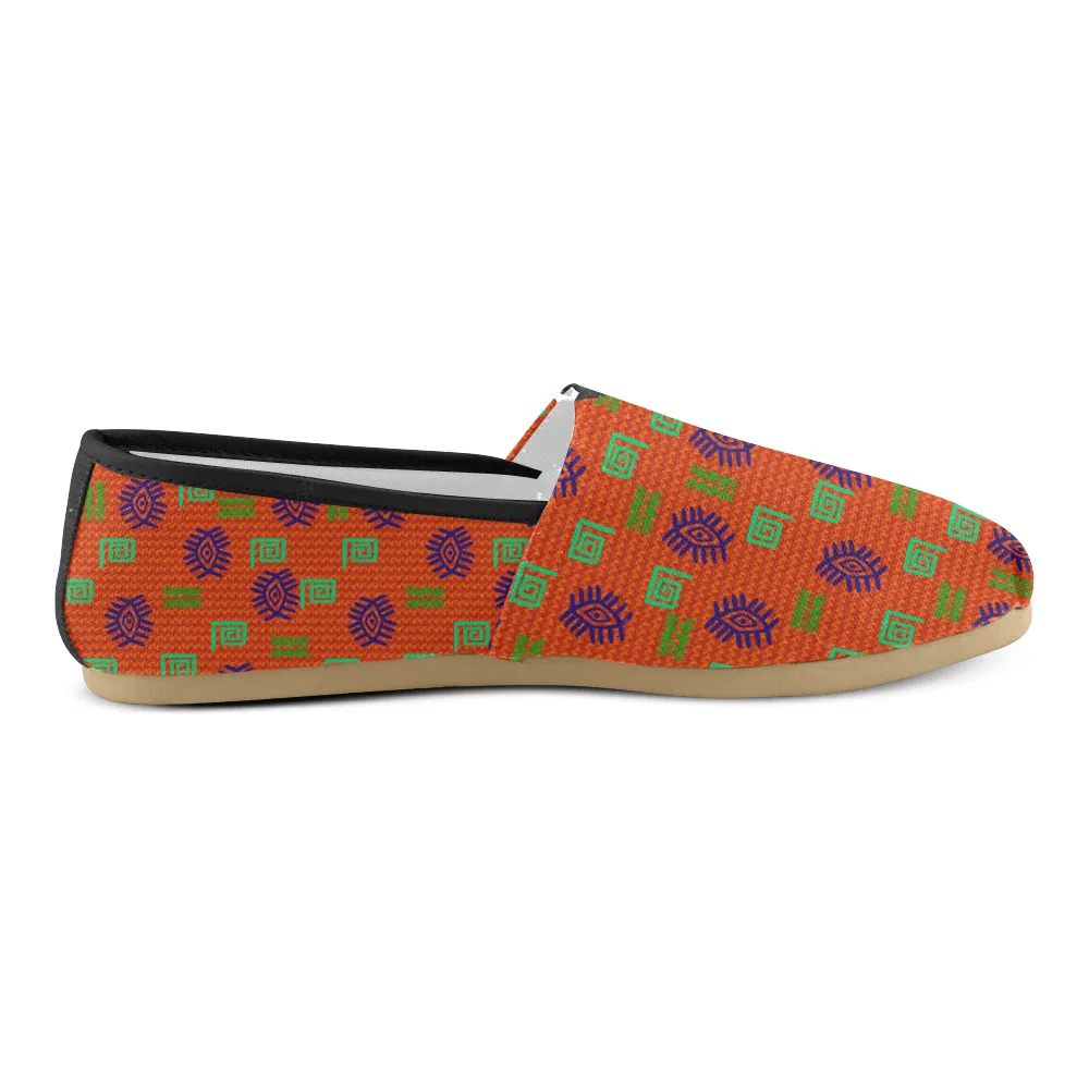 African Symbols Casual Canvas Women's Shoes