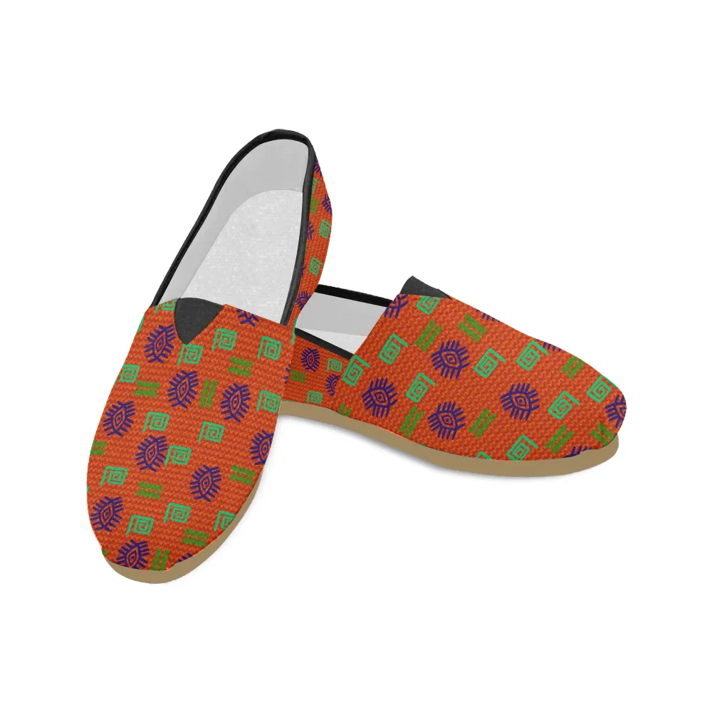 African Symbols Casual Canvas Women's Shoes