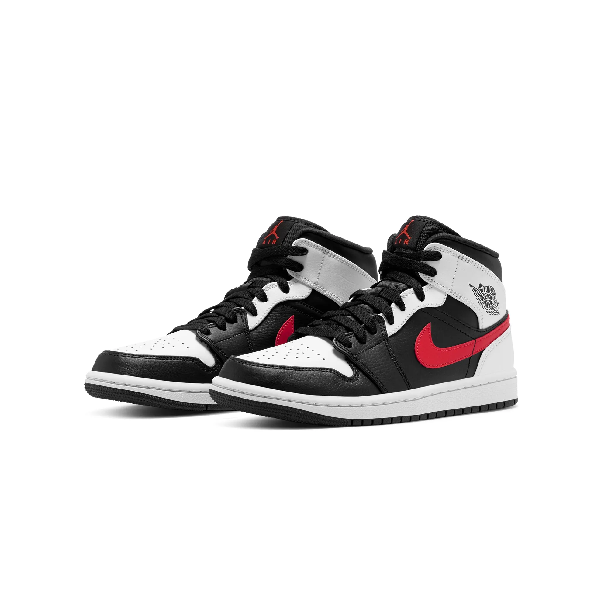 Air Jordan 1 Mens Mid 'Chile Red' Shoes