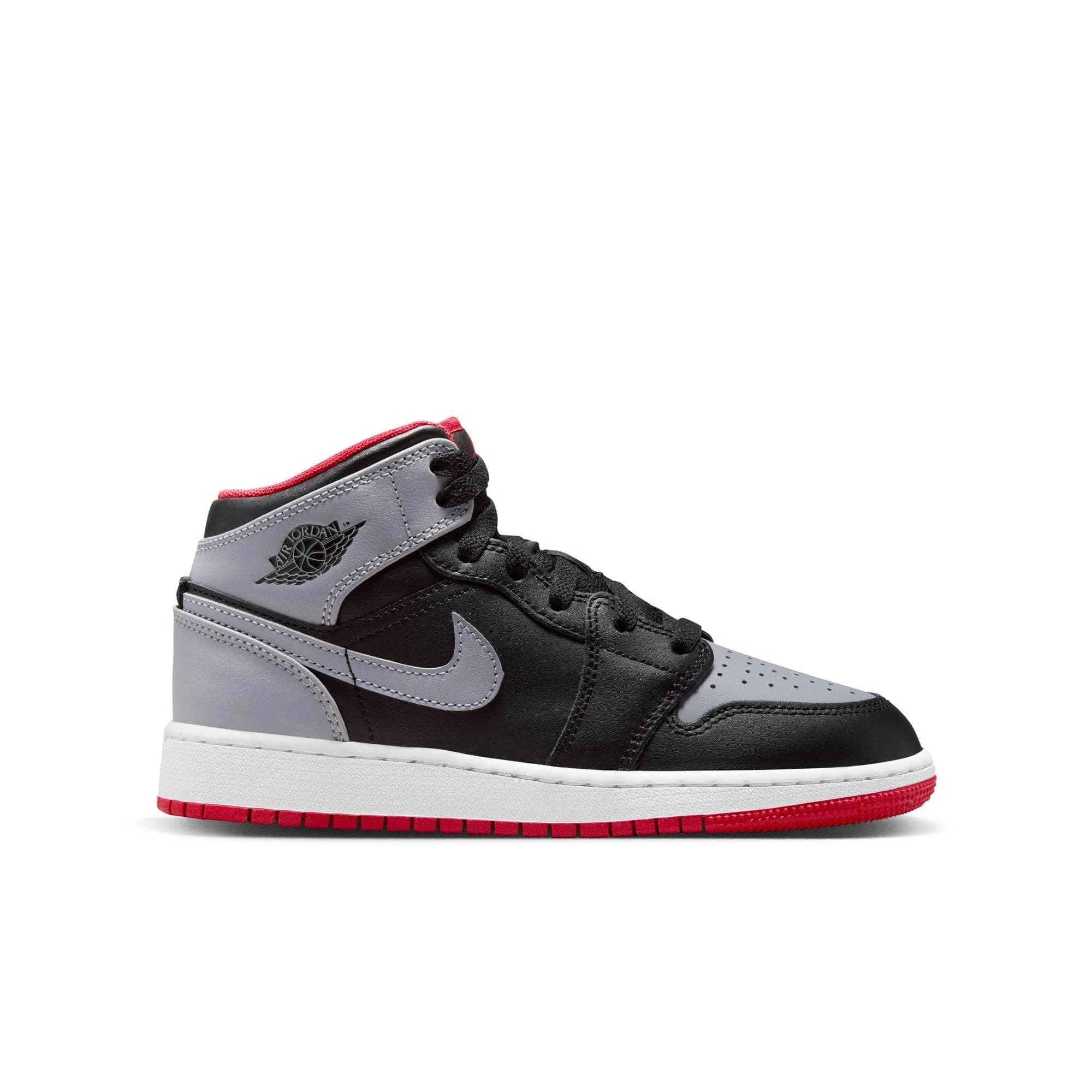 Air Jordan 1 Mid "Cement Grey" - Boy's GS