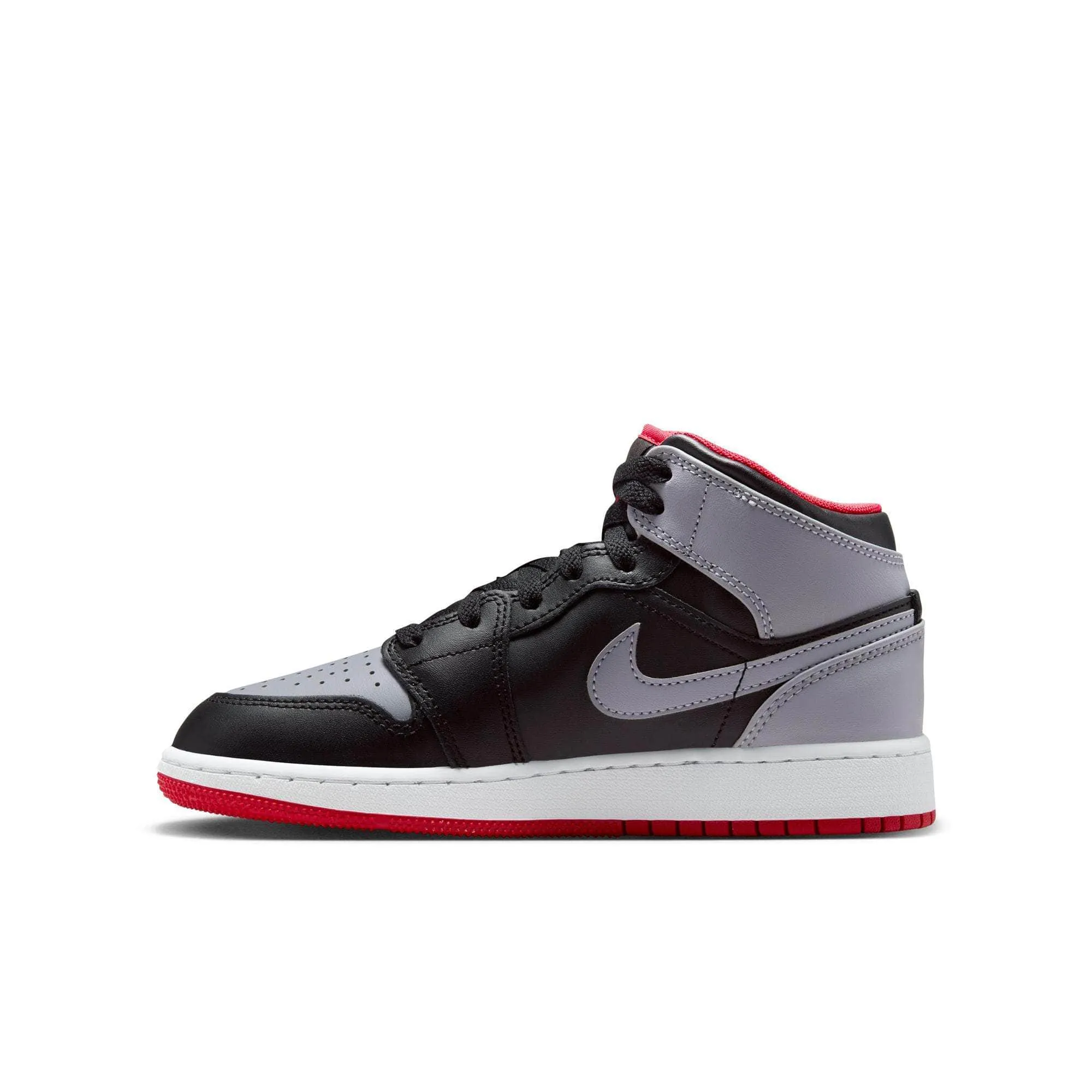 Air Jordan 1 Mid "Cement Grey" - Boy's GS