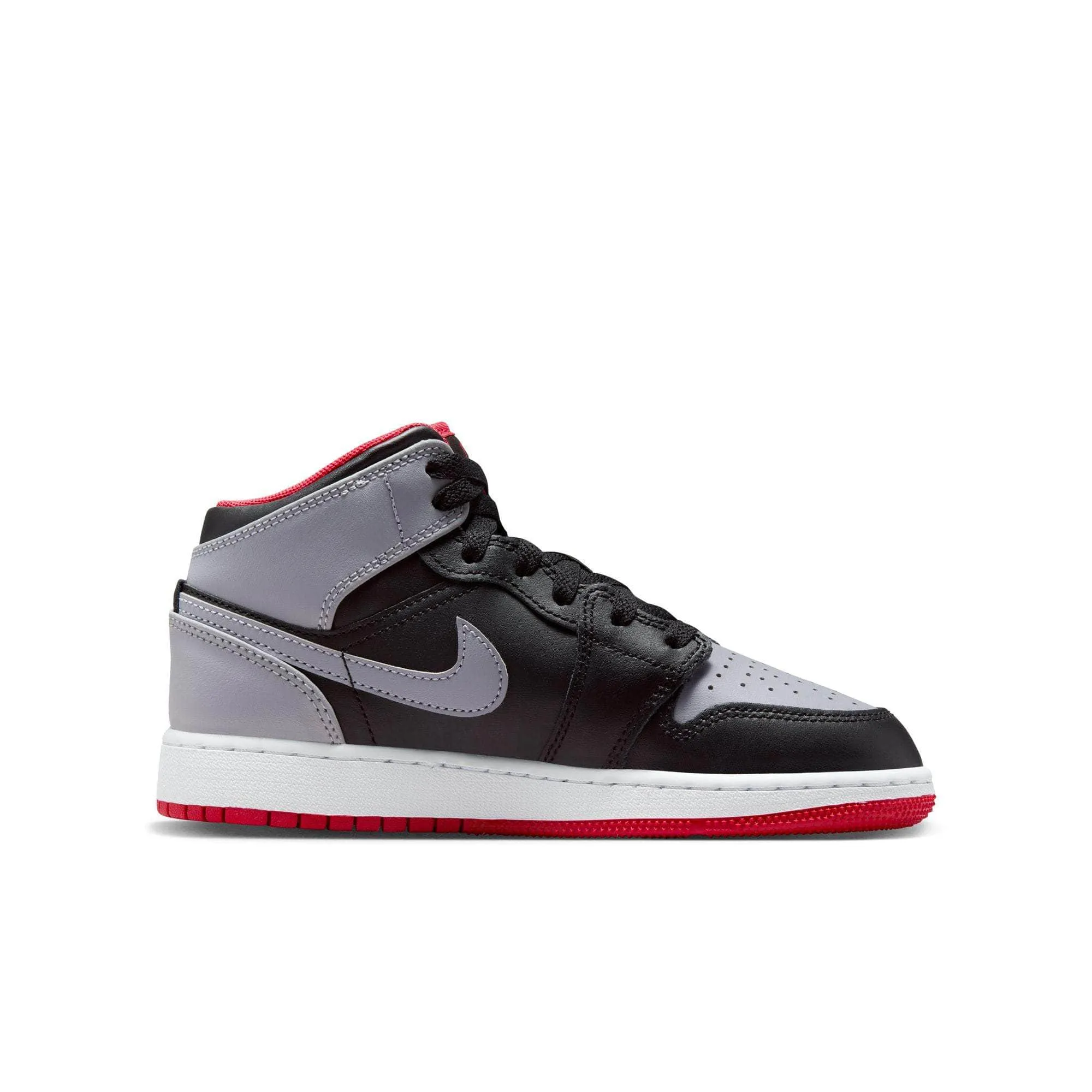 Air Jordan 1 Mid "Cement Grey" - Boy's GS