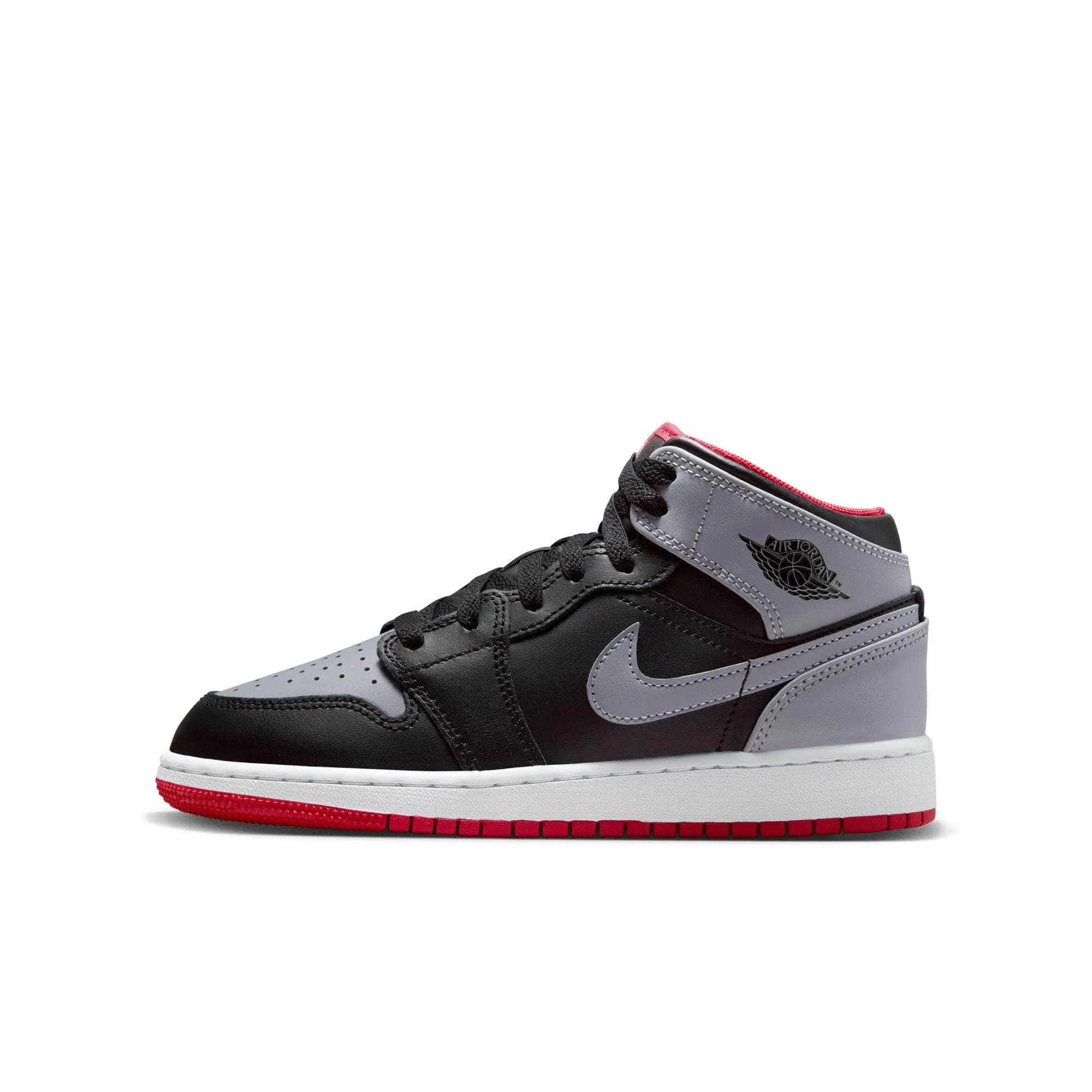 Air Jordan 1 Mid "Cement Grey" - Boy's GS