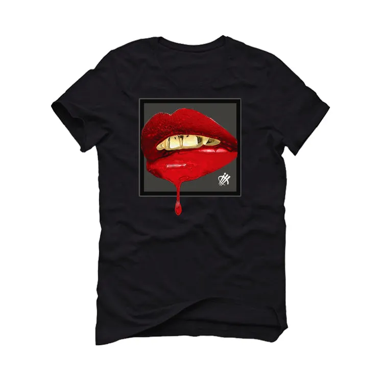 Air Jordan 12 “Playoffs” 2022 Black T-Shirt (LIPSTICK)