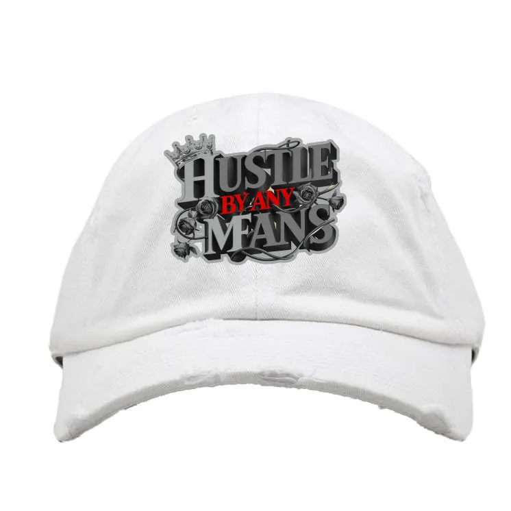 Air Jordan 3 Cement Grey White Hat (Hustle By Any Means)| illcurrency