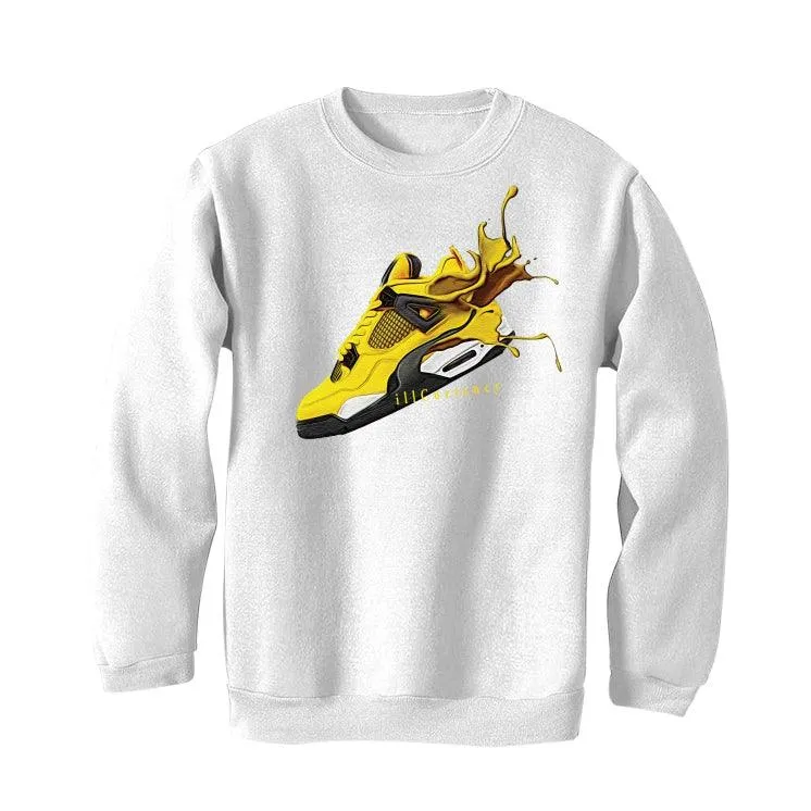 Air Jordan 4 “Lightning”2021 White T-Shirt (SPLASH 4)