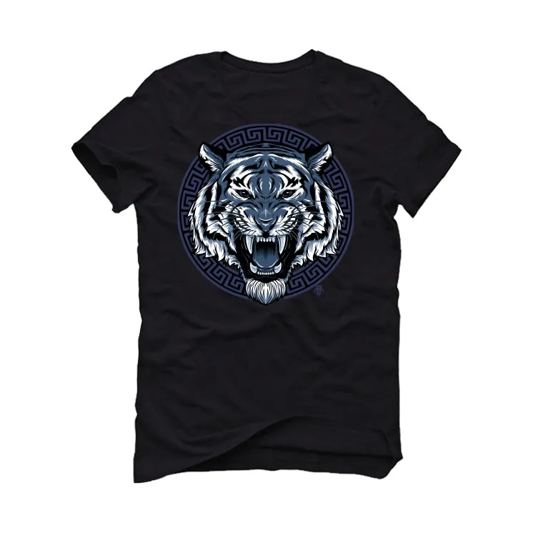 Air Jordan 5 “Georgetown” | illcurrency Black T-Shirt (ANGRY TIGER)