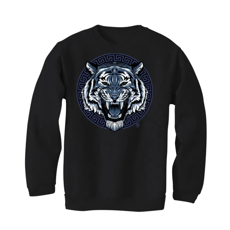 Air Jordan 5 “Georgetown” | illcurrency Black T-Shirt (ANGRY TIGER)