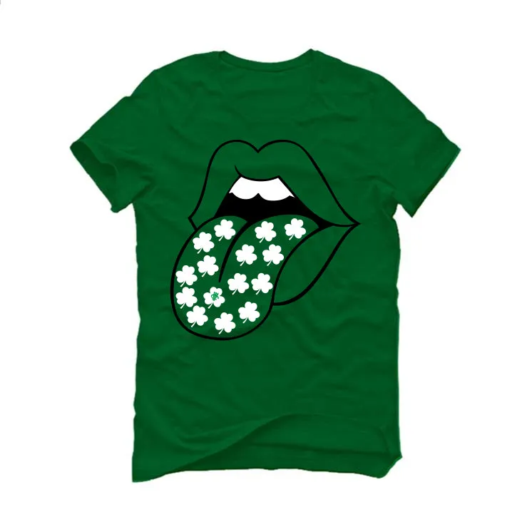 Air Jordan 5 WMNS “Lucky Green” | illcurrency Pine Green T-Shirt (Shamrock Tongue)