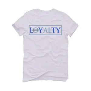 Air Jordan Retro 1 Retro High OG Hyper Royal White T-Shirt (Loyalty)