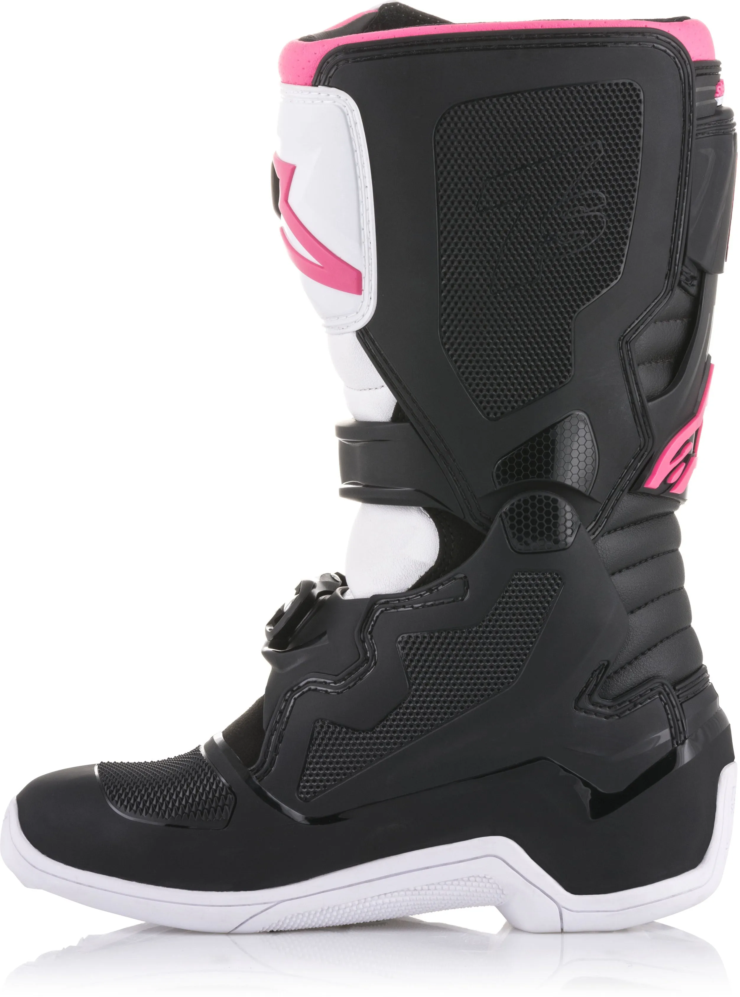 ALPINESTARS TECH 3 STELLA BOOTS BLACK/WHITE/PINK SZ 09 2013218-130-9