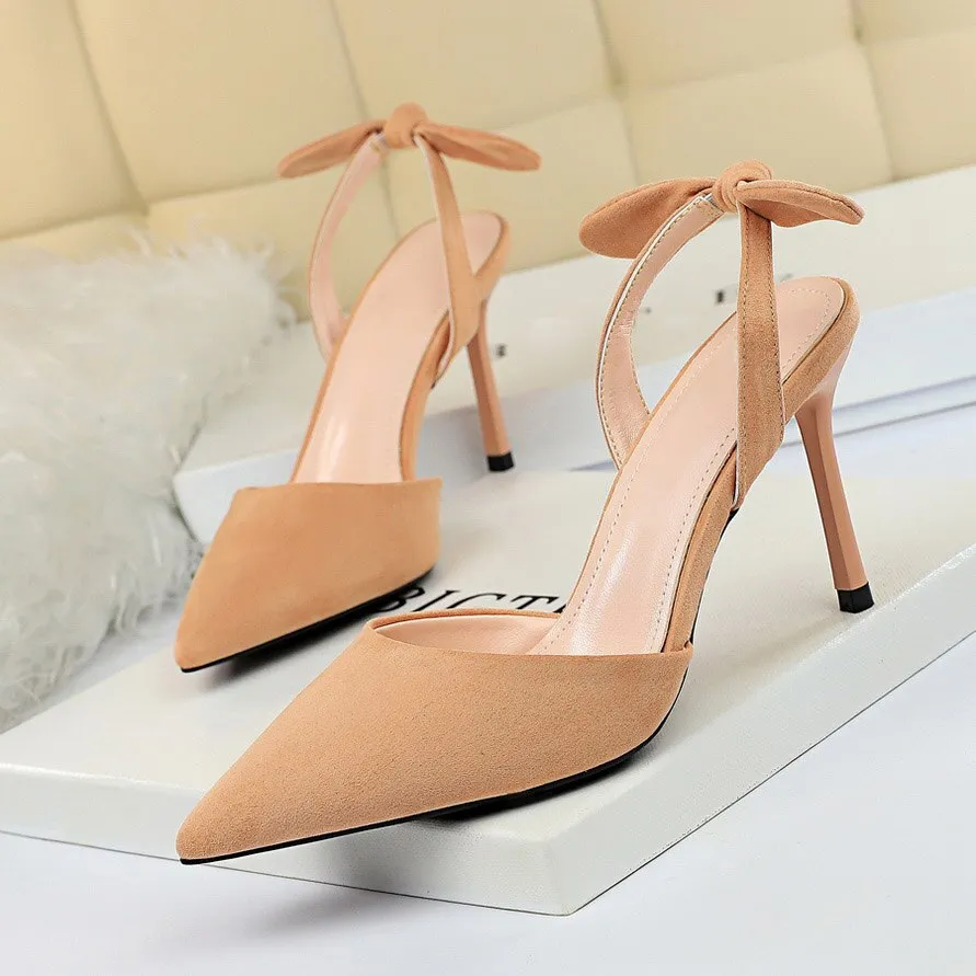 Amozae-Women Summer 9cm High Heels Yellow Blue Stiletto Sandals Lady Fetish Luxury Heels Pumps Valentine Slingback Sandles Shoes