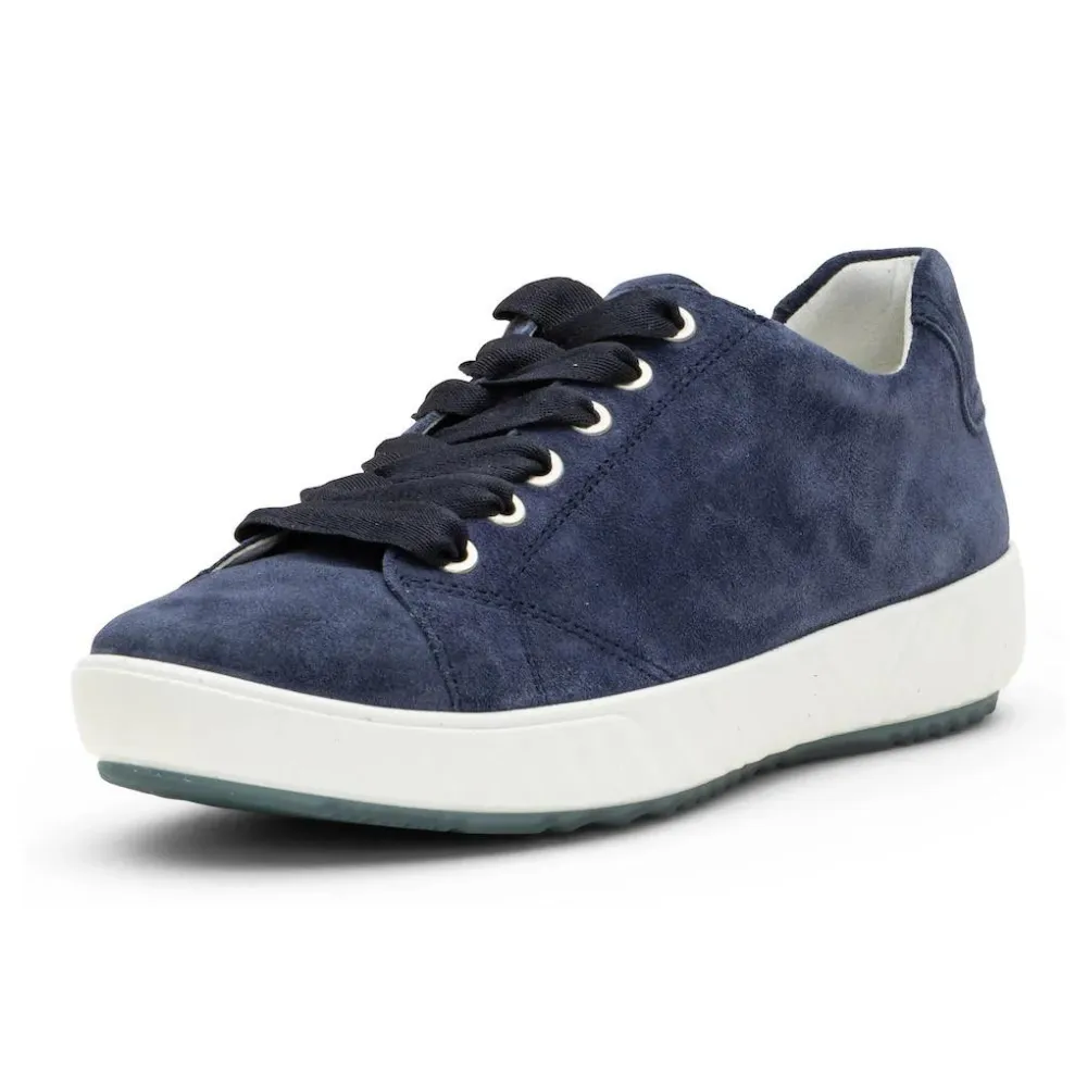 Ara Alexandria Indigo Suede Sneaker (Women's)