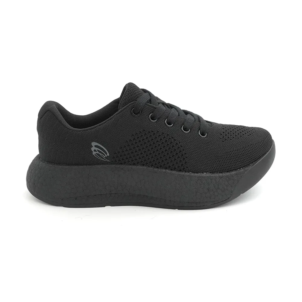 Arch Angel Tokyo 260209 - - Arch Angel Superior Comfort Unisex Sneakers with Breathable Mesh Upper, Lightweight Rocker Sole and Arch Support. Ideal for Plantar Fasciitis and Daily Walking (Black)