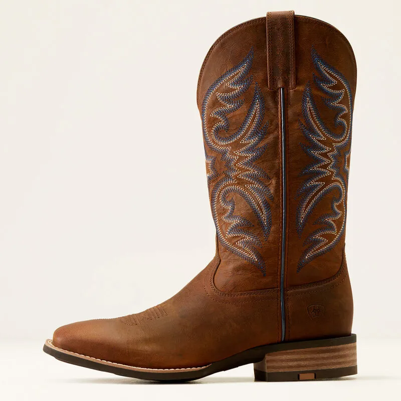 Ariat Men's Ricochet Cowboy Boot in Weathered Chesnut