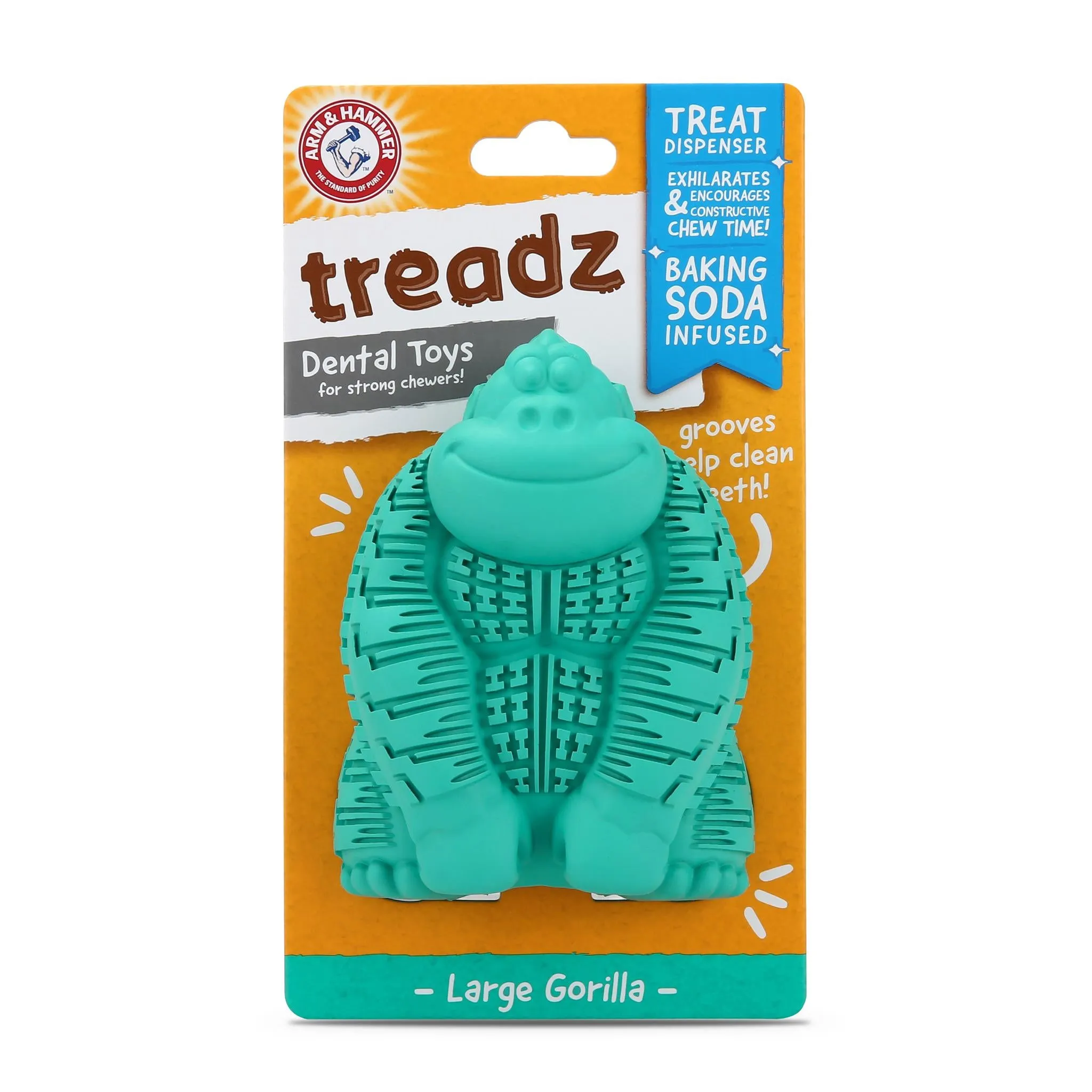 Arm and Hammer Super Treadz Gorilla Dental Dog Toy