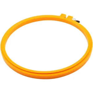 Bates Hoop-La Plastic Embroidery Hoop 5in Orange