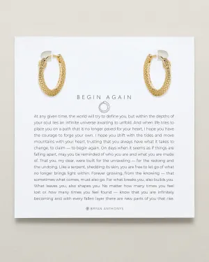 Begin Again Midi Hoop Earrings