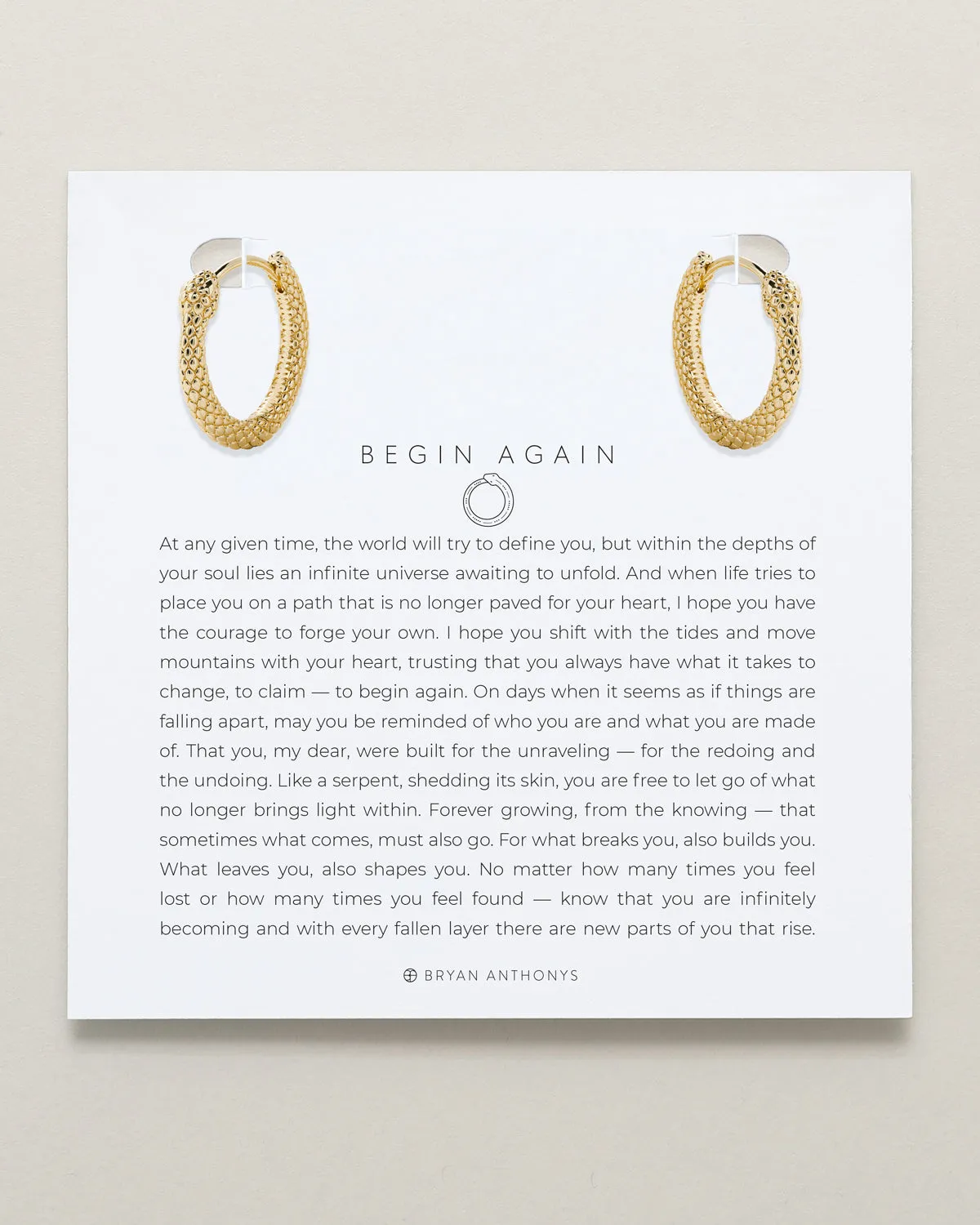 Begin Again Midi Hoop Earrings