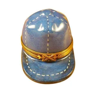 Blue Baseball Hat limoges box