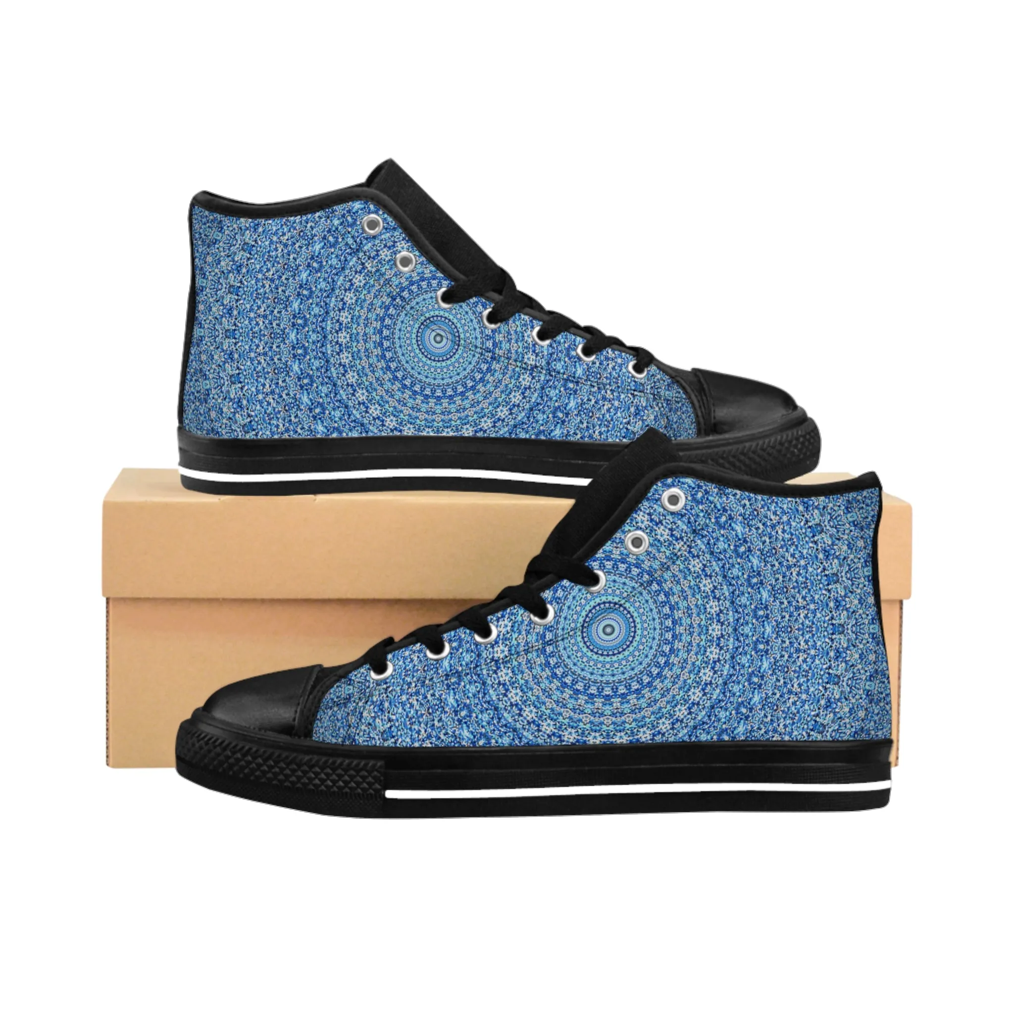 Blue Mandala - Inovax Women's Classic Sneakers