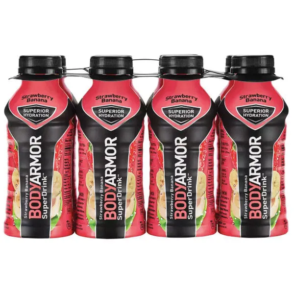 BodyArmor Sports Drink, Strawberry Banana, 12 Fl. oz. 8 Ct