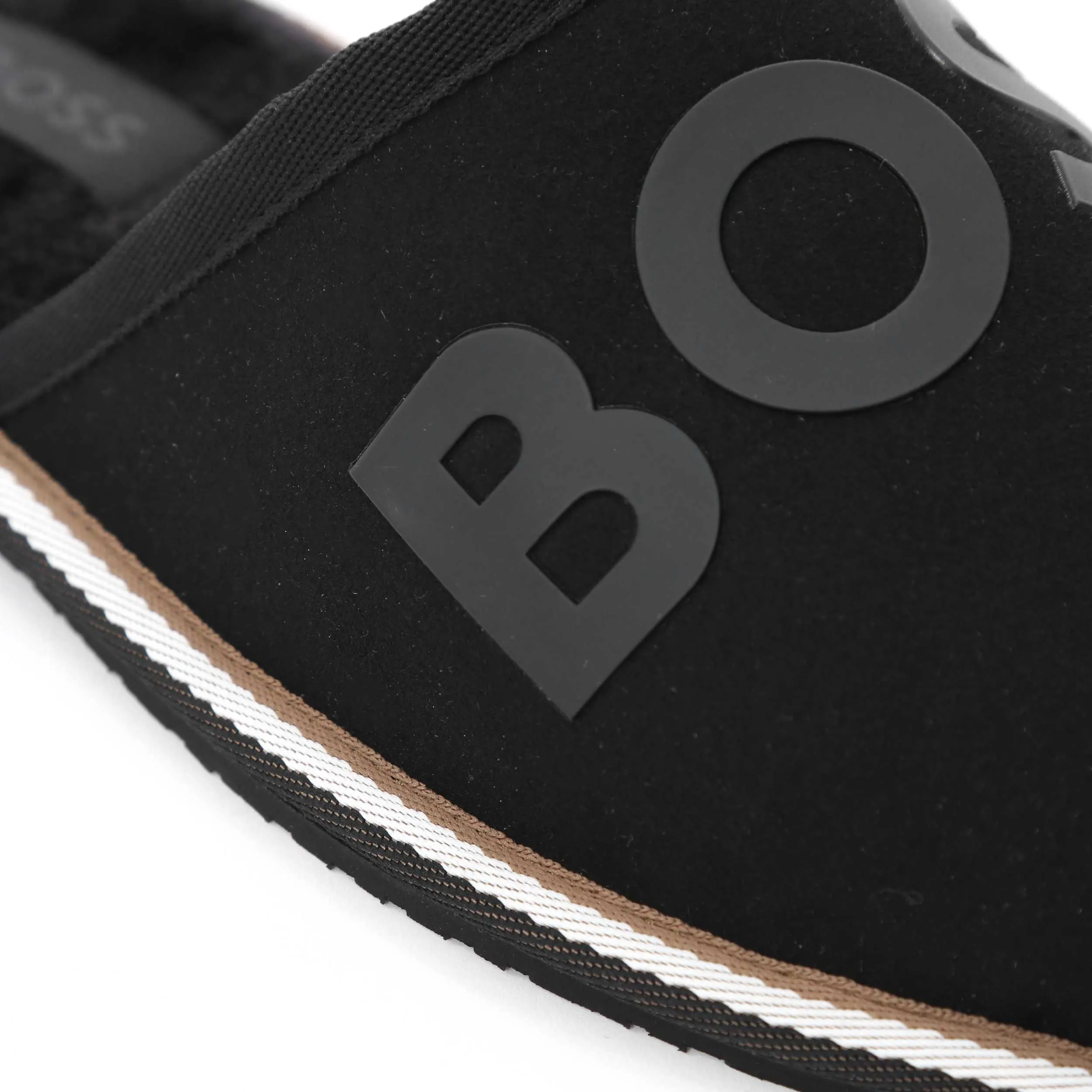 BOSS Home Slid mflg Slipper in Black