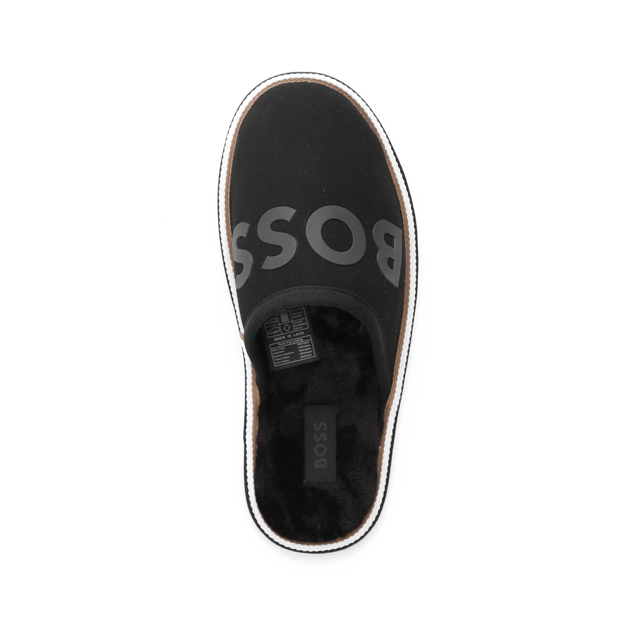 BOSS Home Slid mflg Slipper in Black