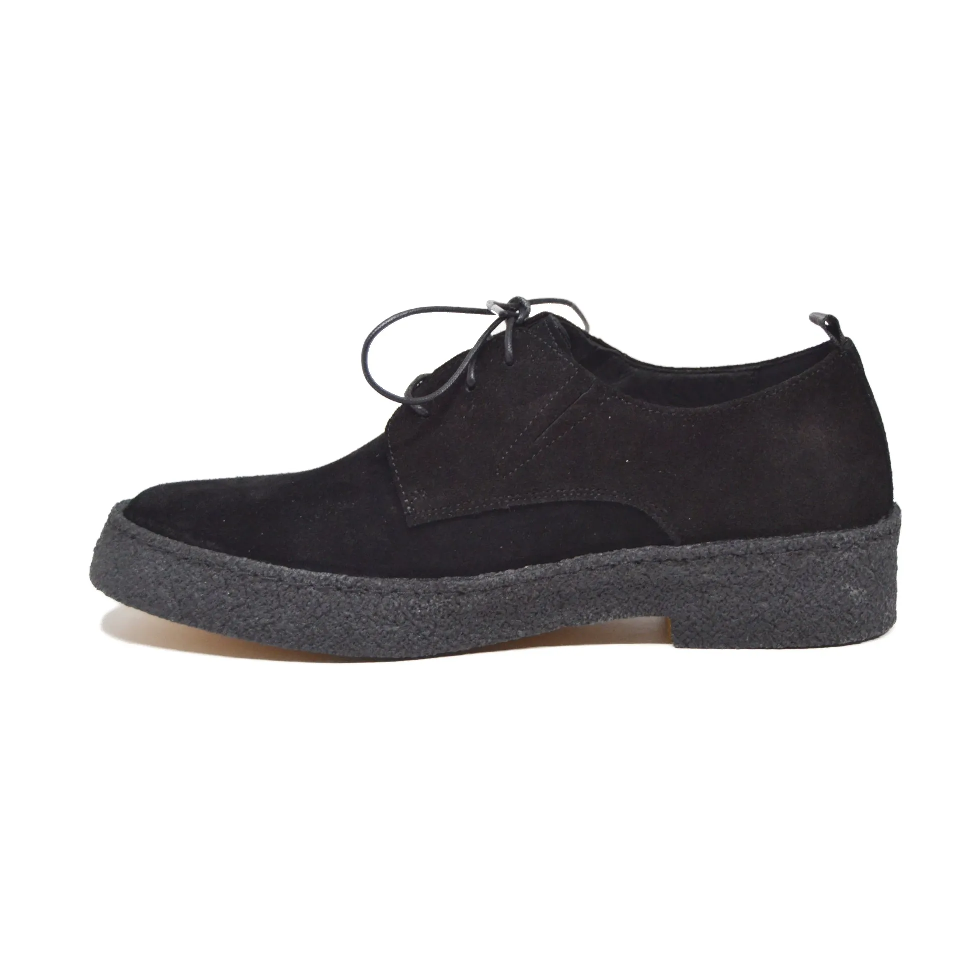 British Walkers Playboy Original Low Cut Men's Black Suede with Crepe Sole