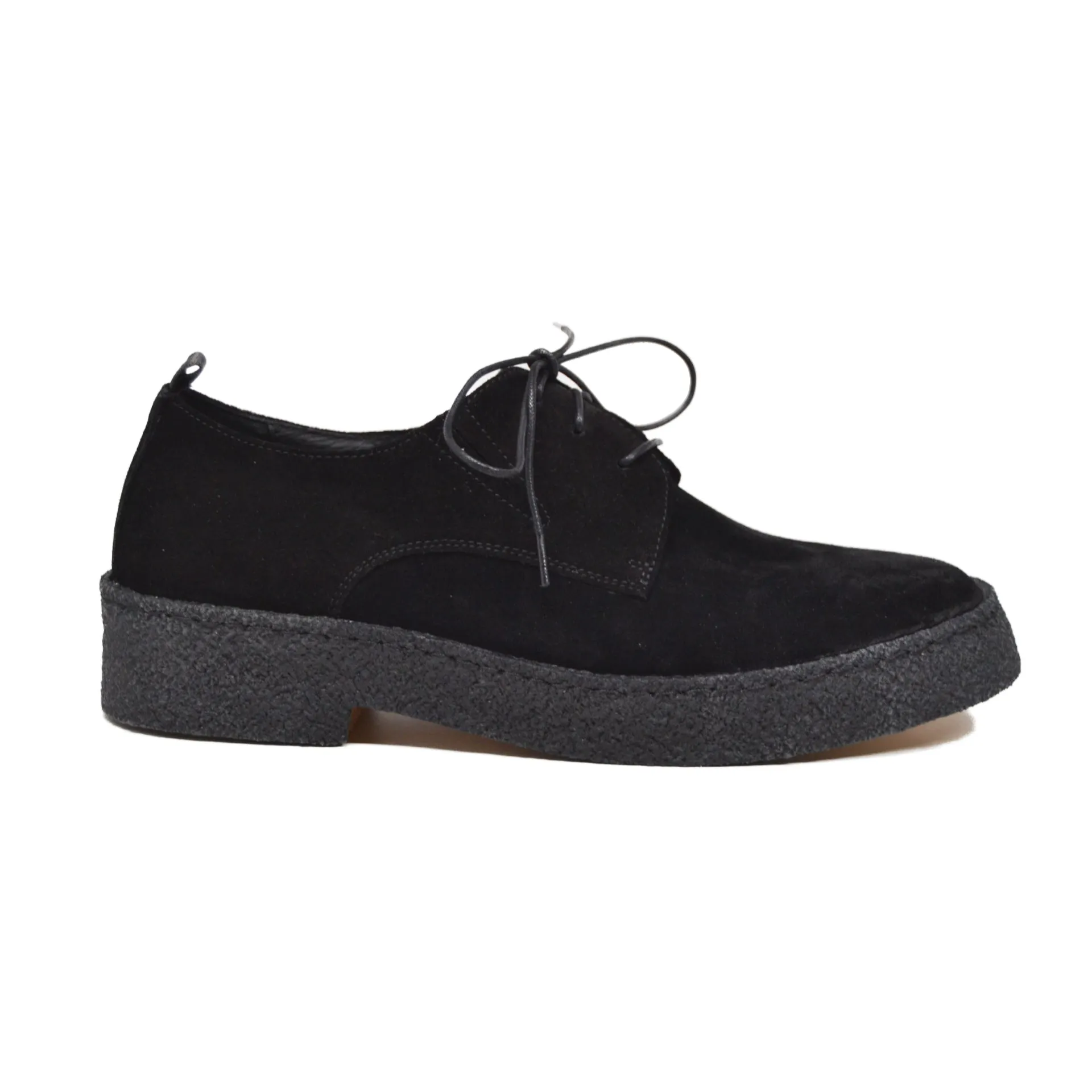 British Walkers Playboy Original Low Cut Men's Black Suede with Crepe Sole