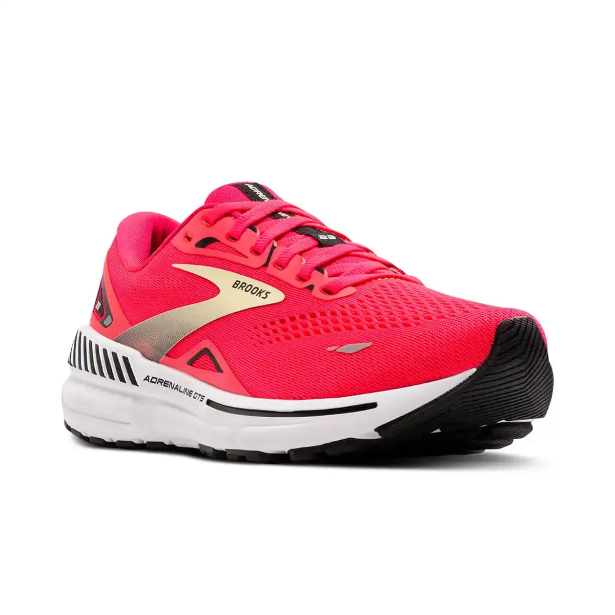 Brooks Adrenaline GTS 23 Womens | Diva Pink/yellow/black