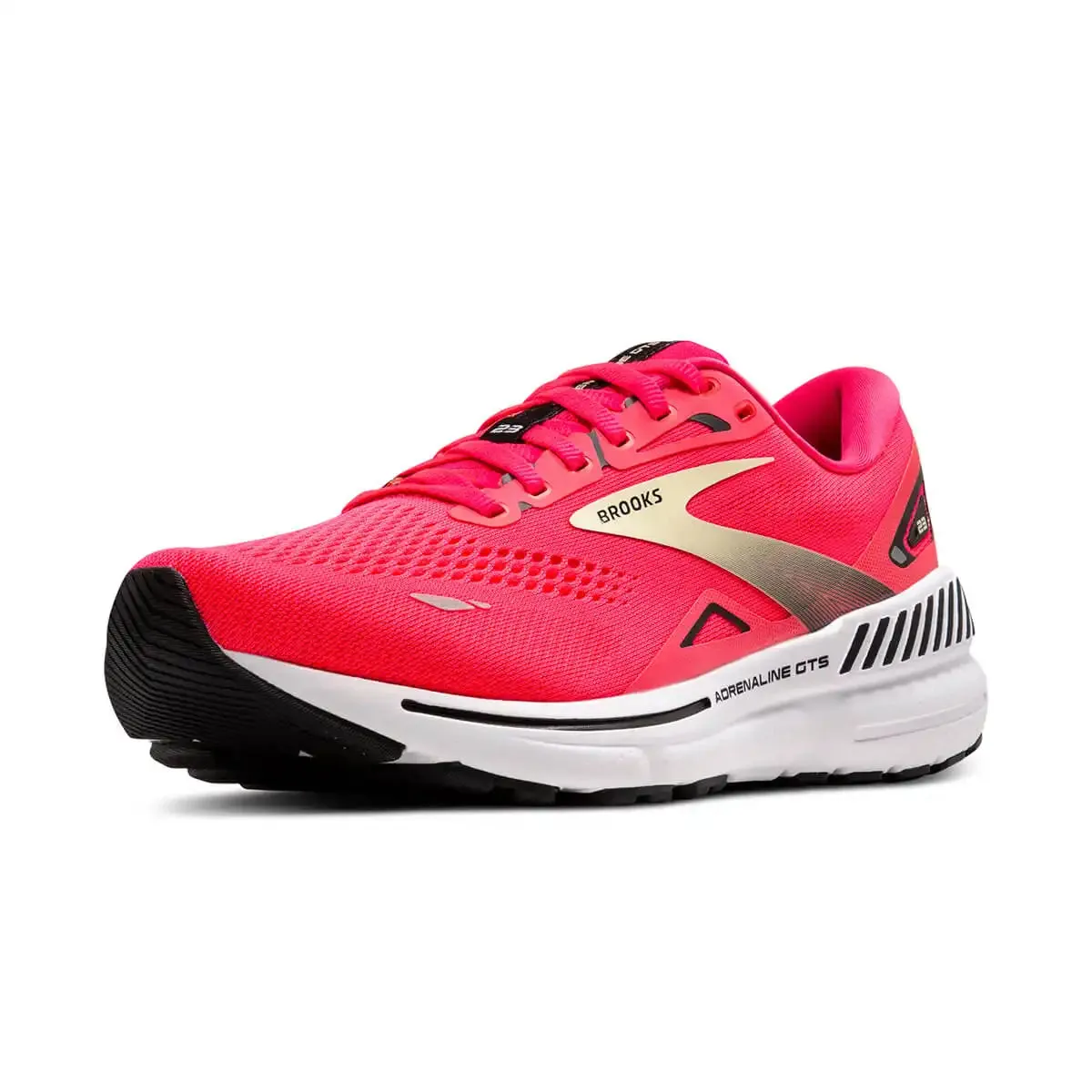 Brooks Adrenaline GTS 23 Womens | Diva Pink/yellow/black