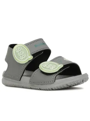 Bubblegummers Kids (Unisex) MARINE GREY Sandal - 6 UK