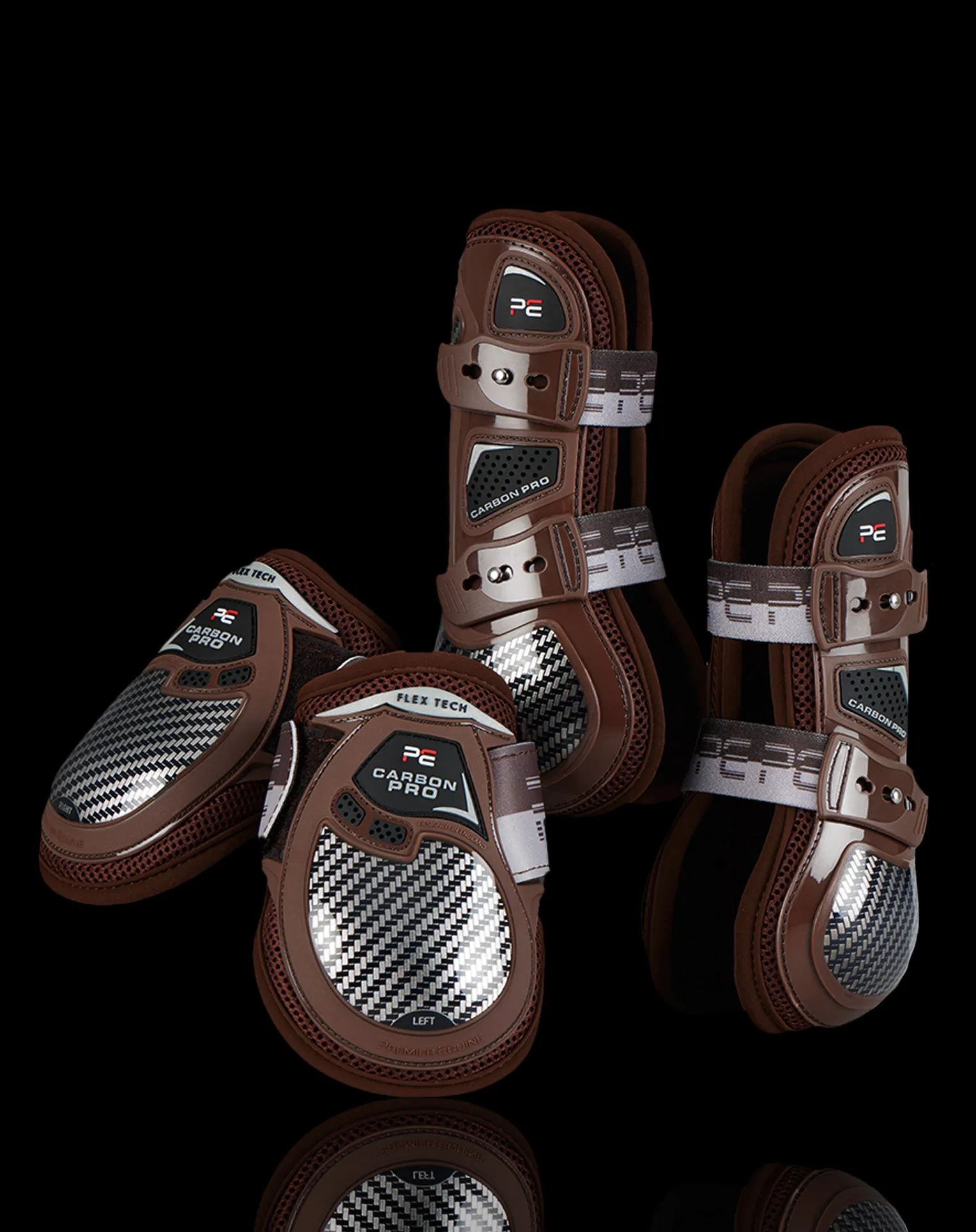 Carbon Pro Fetlock LITE Boots Brown