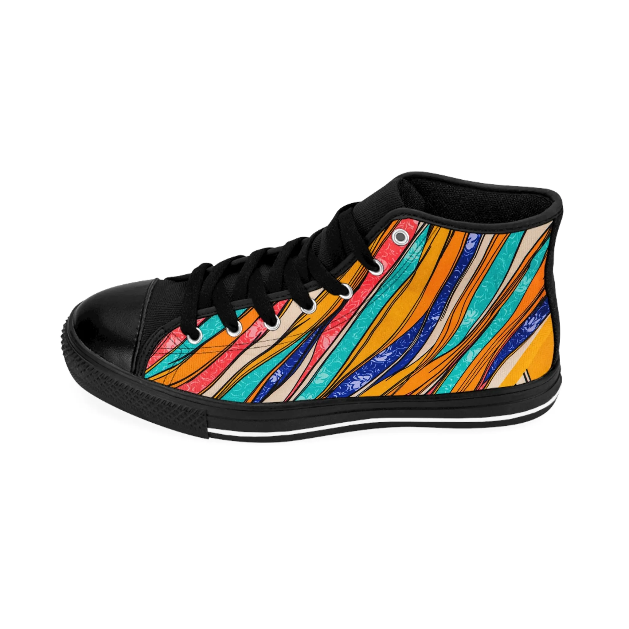 Color Brushstroke - Inovax Women's Classic Sneakers