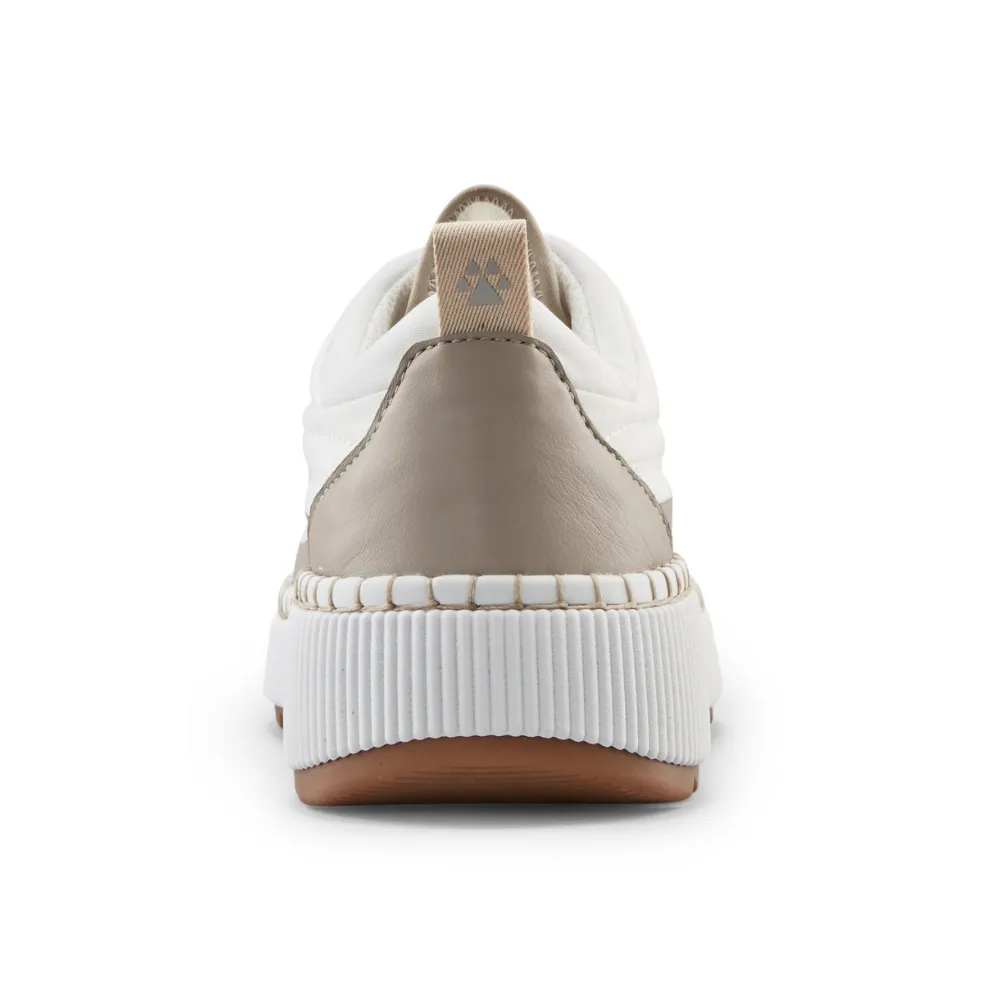 Cougar Sayah White/Taupe Sneaker (Women's)