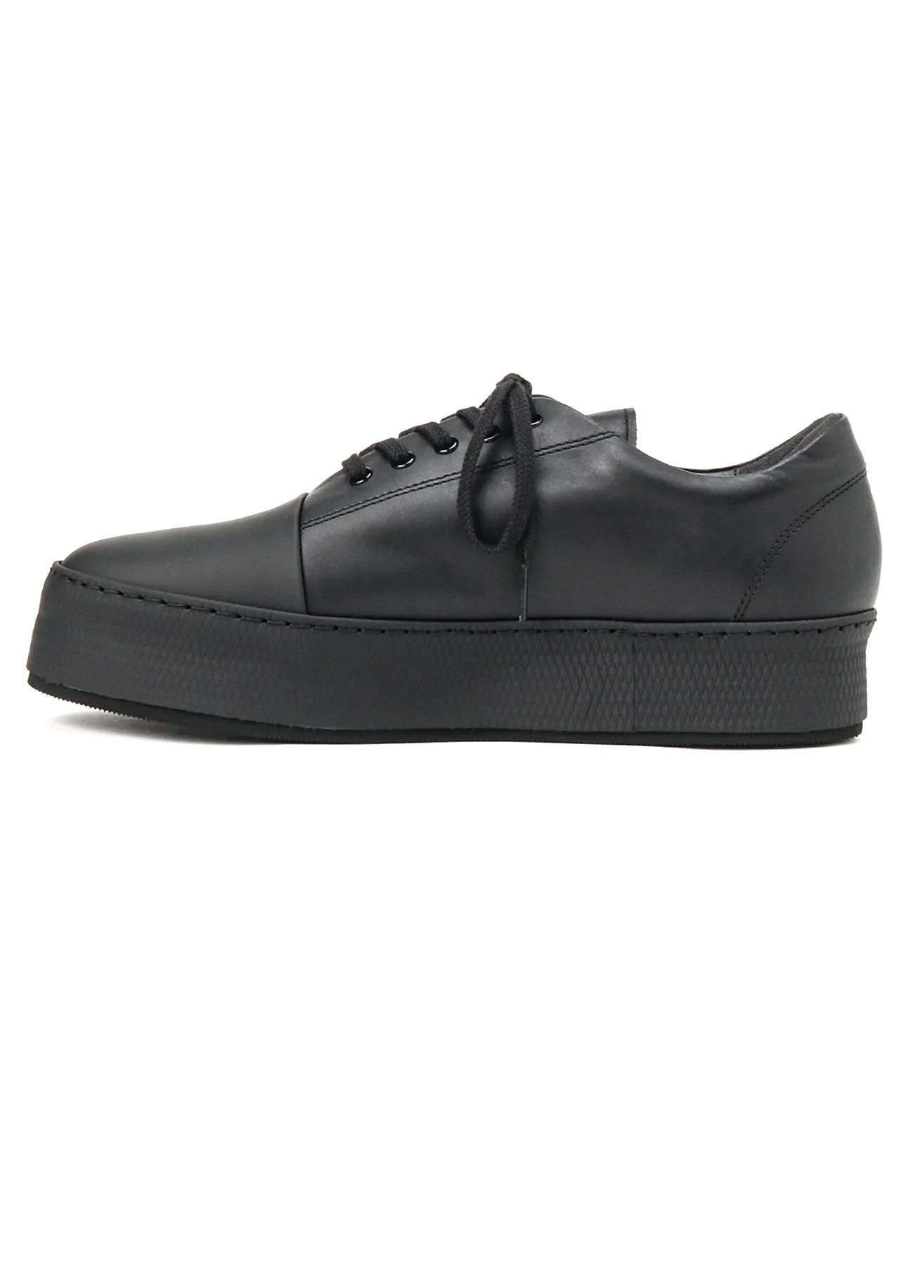 COW LEATHER ASYMMETRIC SNEAKER