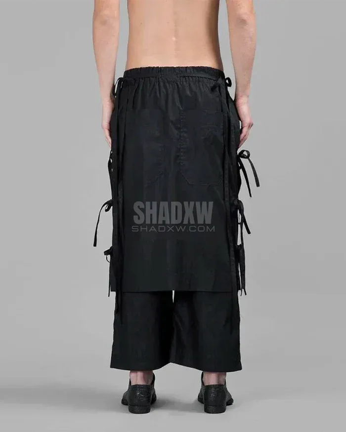 Cuffed Hakama Pants