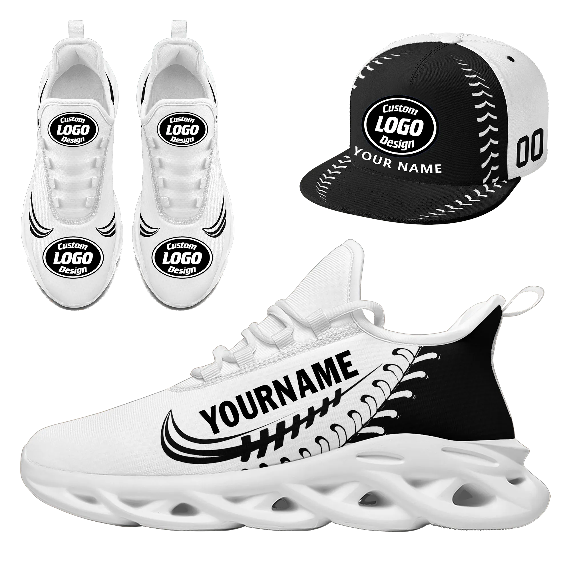 Custom MaxSoul Shoes and Hat Combo Personalized JH-bd0b00ea-bf