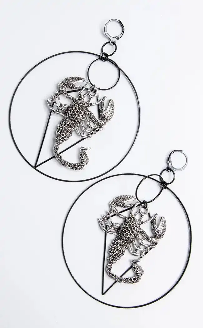 Death of Orion Scorpion Earrings