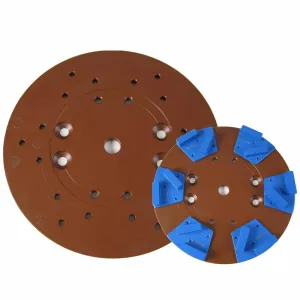 Diamond Concrete Floor Grinding Plate 10 inch (Magnetic)