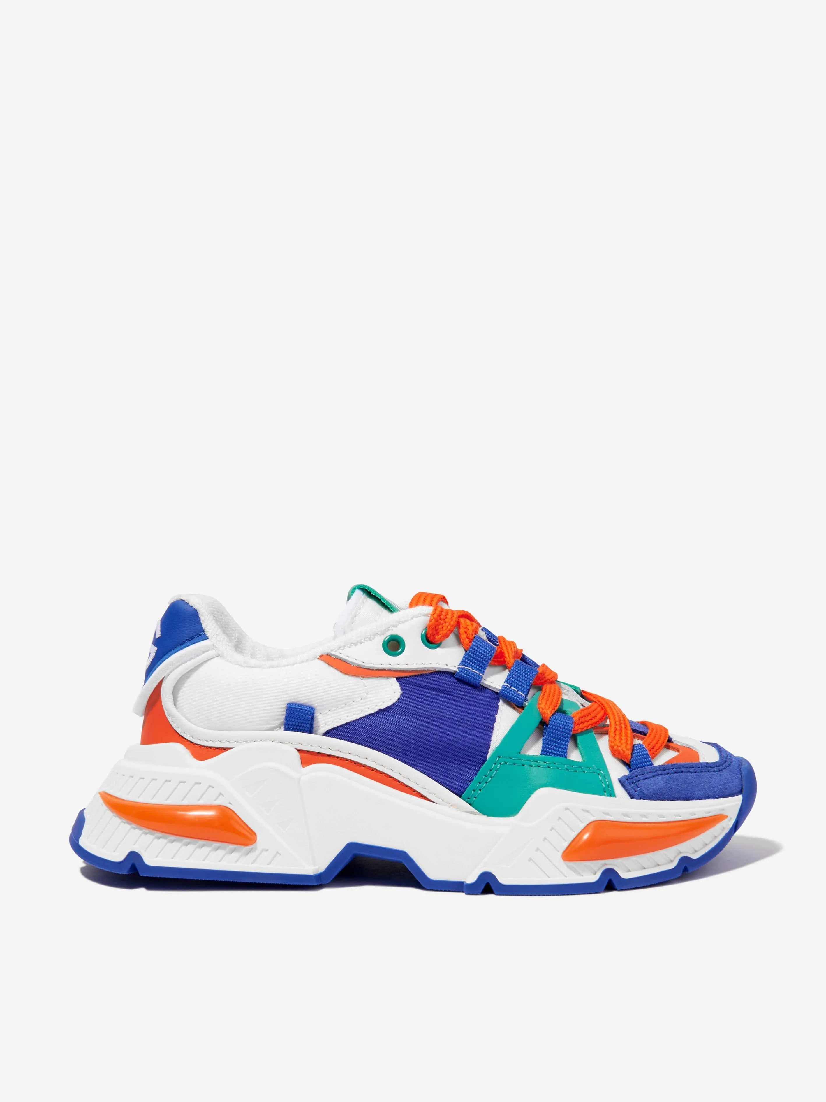 Dolce & Gabbana Boys Lace Up Trainers in Multicolour