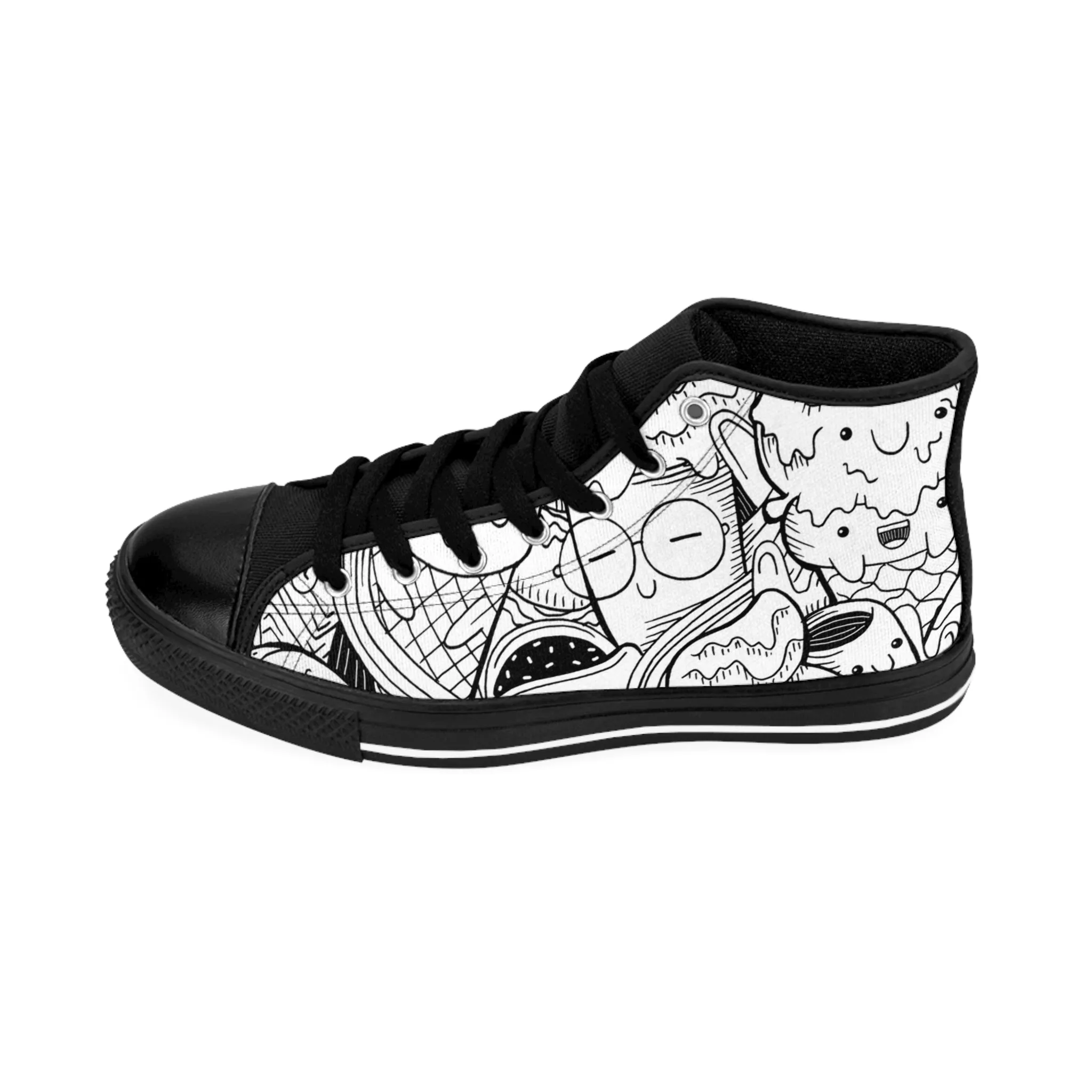 Doodle Icecream - Inovax Women's Classic Sneakers